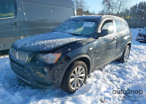 2013 BMW X3 xDrive28I z USA, uszkodzony, nr VIN 5UXWX9C52D0D01104